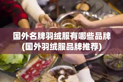 国外名牌羽绒服有哪些品牌(国外羽绒服品牌推荐)