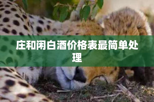 庄和闲白酒价格表最简单处理