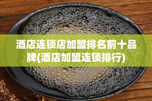 酒店连锁店加盟排名前十品牌(酒店加盟连锁排行)