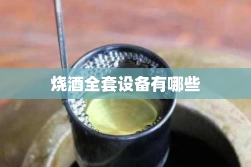 烧酒全套设备有哪些