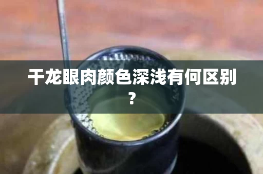 干龙眼肉颜色深浅有何区别?
