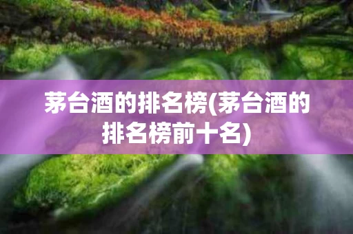 茅台酒的排名榜(茅台酒的排名榜前十名)