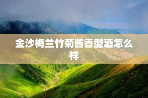 金沙梅兰竹菊酱香型酒怎么样