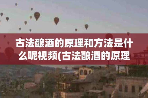 古法酿酒的原理和方法是什么呢视频(古法酿酒的原理和方法是什么呢视频教程)