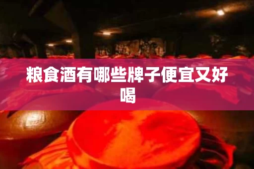 粮食酒有哪些牌子便宜又好喝