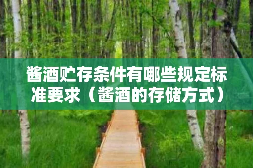 酱酒贮存条件有哪些规定标准要求（酱酒的存储方式）