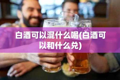 白酒可以混什么喝(白酒可以和什么兑)