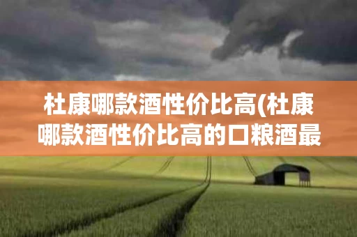 杜康哪款酒性价比高(杜康哪款酒性价比高的口粮酒最好)