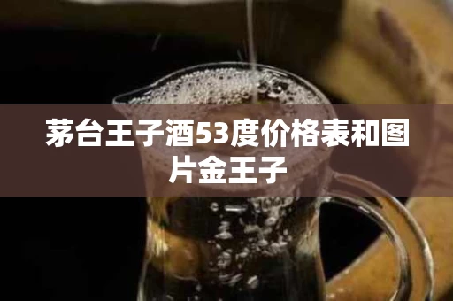 茅台王子酒53度价格表和图片金王子