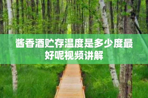 酱香酒贮存温度是多少度最好呢视频讲解