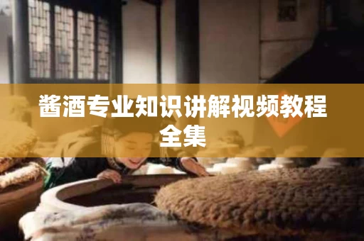 酱酒专业知识讲解视频教程全集