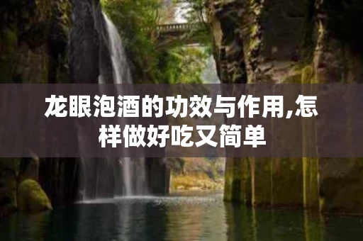 龙眼泡酒的功效与作用,怎样做好吃又简单