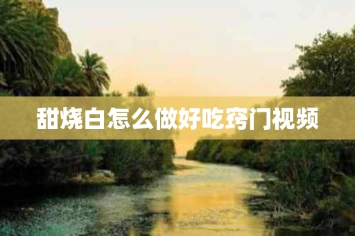 甜烧白怎么做好吃窍门视频