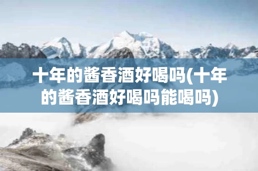 十年的酱香酒好喝吗(十年的酱香酒好喝吗能喝吗)