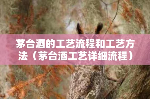 茅台酒的工艺流程和工艺方法（茅台酒工艺详细流程）