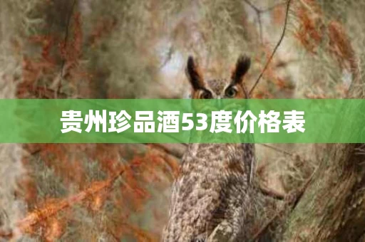 贵州珍品酒53度价格表