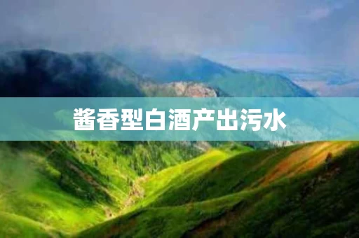 酱香型白酒产出污水