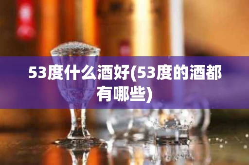 53度什么酒好(53度的酒都有哪些)