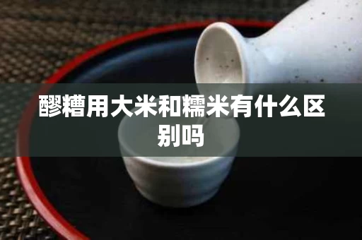醪糟用大米和糯米有什么区别吗