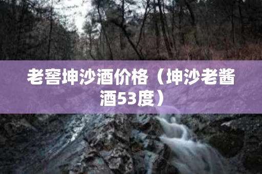老窖坤沙酒价格（坤沙老酱酒53度）