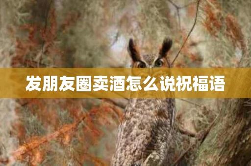 发朋友圈卖酒怎么说祝福语