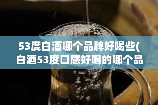 53度白酒哪个品牌好喝些(白酒53度口感好喝的哪个品牌?)
