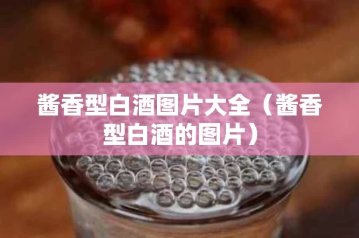 酱香型白酒图片大全（酱香型白酒的图片）