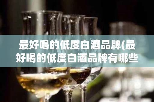 最好喝的低度白酒品牌(最好喝的低度白酒品牌有哪些)