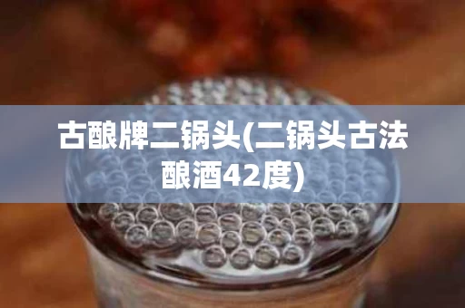 古酿牌二锅头(二锅头古法酿酒42度)