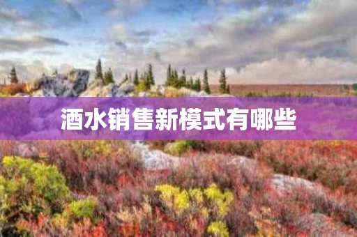 酒水销售新模式有哪些