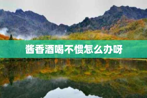酱香酒喝不惯怎么办呀