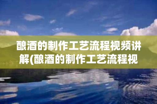酿酒的制作工艺流程视频讲解(酿酒的制作工艺流程视频讲解教程)