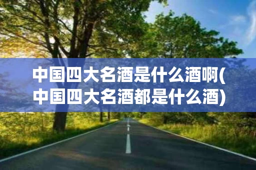 中国四大名酒是什么酒啊(中国四大名酒都是什么酒)