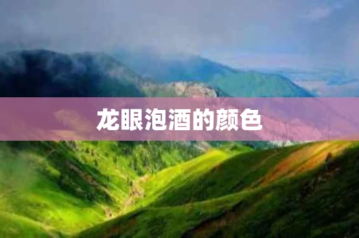 龙眼泡酒的颜色 龙眼泡酒的颜色