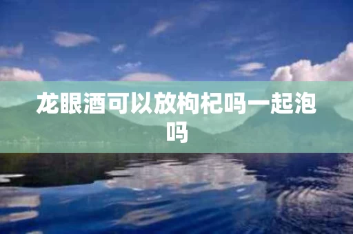龙眼酒可以放枸杞吗一起泡吗