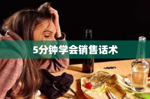 5分钟学会销售话术