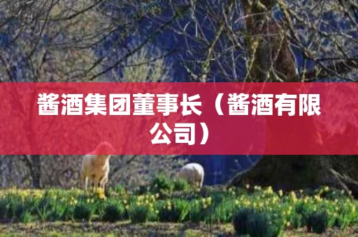 酱酒集团董事长（酱酒有限公司）