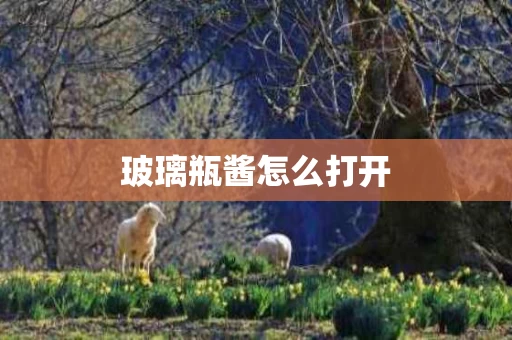 玻璃瓶酱怎么打开
