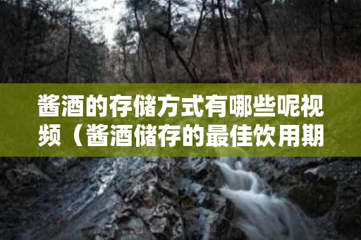 酱酒的存储方式有哪些呢视频（酱酒储存的最佳饮用期）