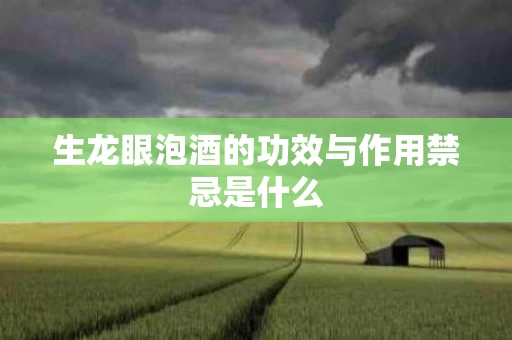 生龙眼泡酒的功效与作用禁忌是什么