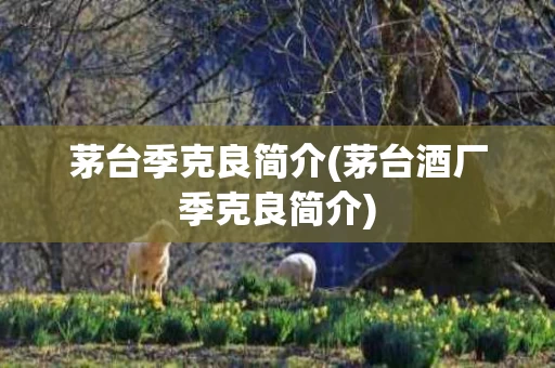 茅台季克良简介(茅台酒厂季克良简介)