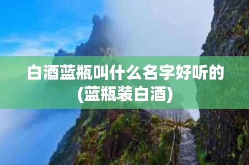白酒蓝瓶叫什么名字好听的(蓝瓶装白酒)