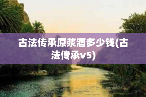 古法传承原浆酒多少钱(古法传承v5)