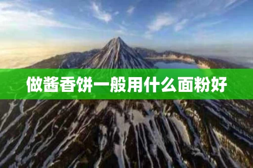 做酱香饼一般用什么面粉好