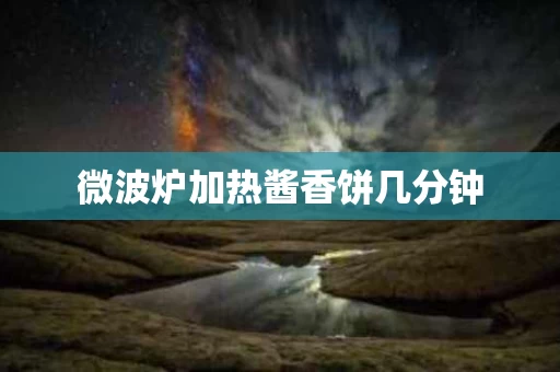 微波炉加热酱香饼几分钟