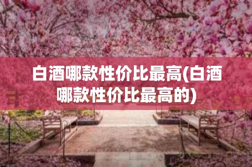 白酒哪款性价比最高(白酒哪款性价比最高的)