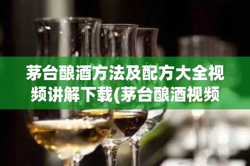 茅台酿酒方法及配方大全视频讲解下载(茅台酿酒视频的过程视频)