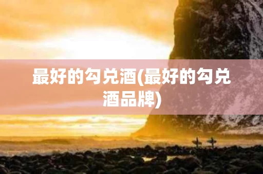 最好的勾兑酒(最好的勾兑酒品牌)