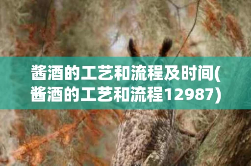 酱酒的工艺和流程及时间(酱酒的工艺和流程12987)
