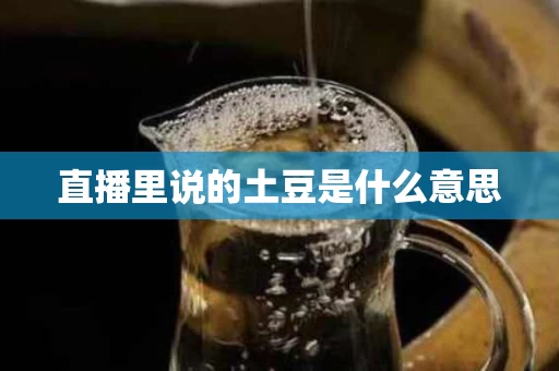 直播里说的土豆是什么意思